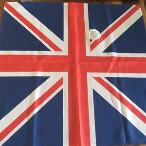 Union Jack Scarf Hand Printed